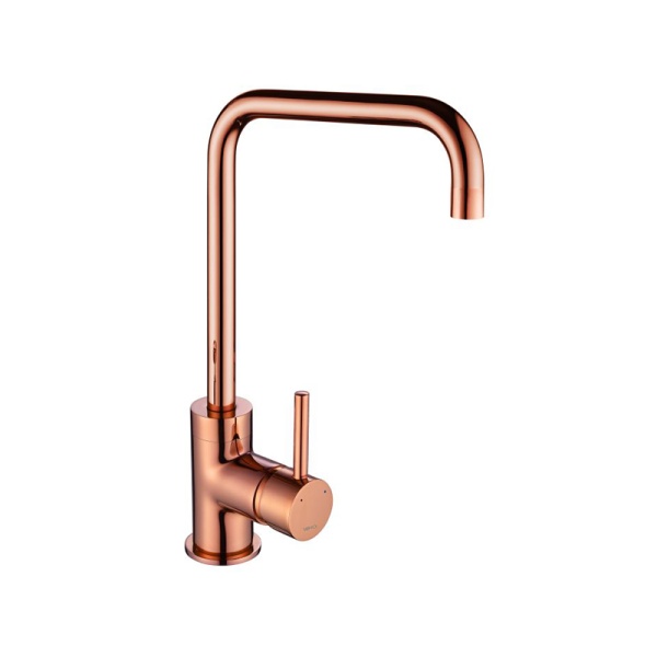 Cascata Square Spout Kitchen Mixer Tap -  Copper